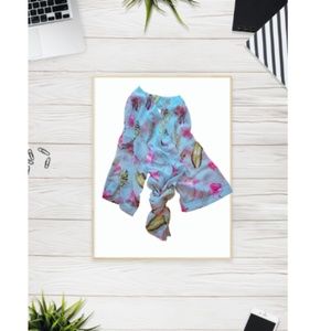 Kimono Style Swimsuit Coverup Tropical Sheer
